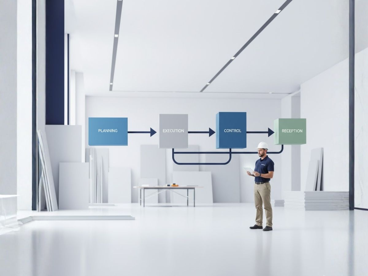 Contrôle qualité sur chantier